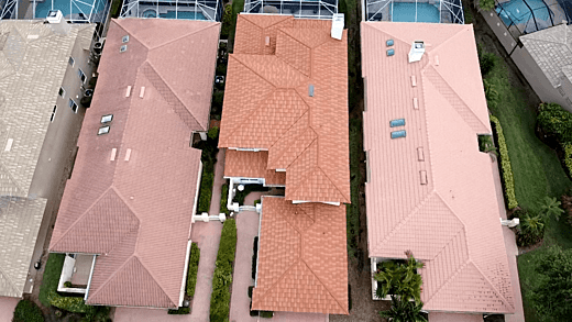 Stone-coated steel roofing project by Reliable Roofing of Florida